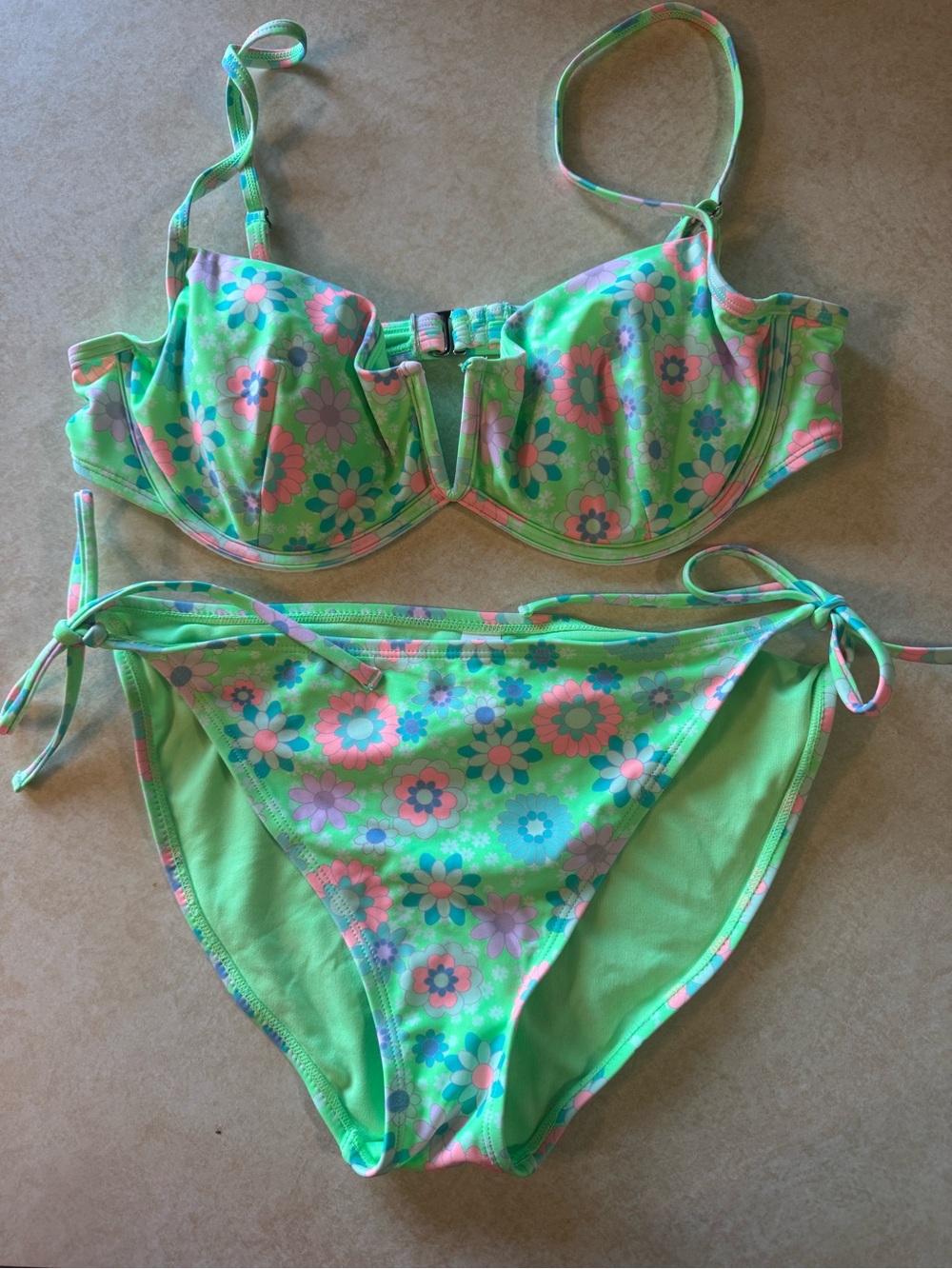 Ninety Nine 2 pc Floral Bikini